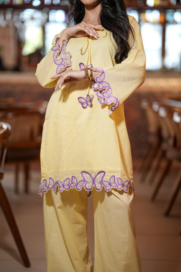 THIS BUTTER YELLOW KURTA SET IS DESIGNED TO OFFER EFFORTLESS COMFORT WITH A TOUCH OF ELEGANCE