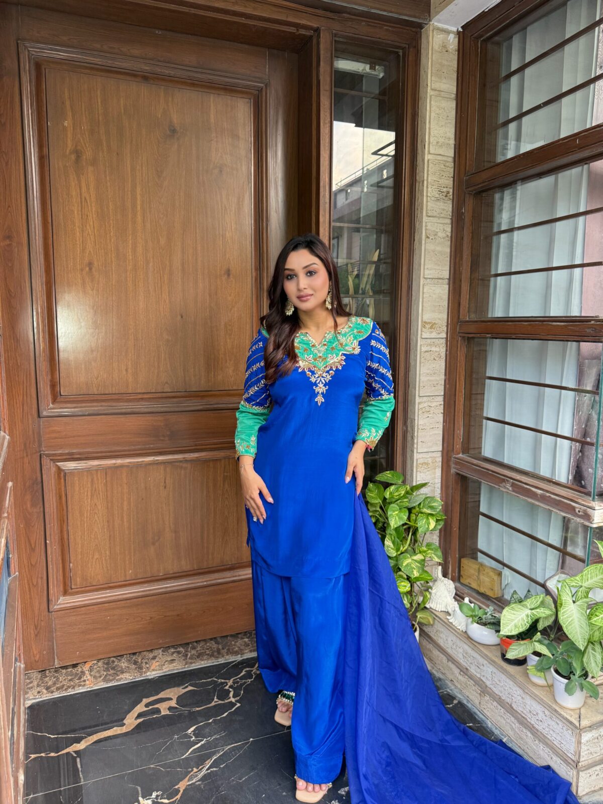 ROYAL BLUE PUNJABI SUIT